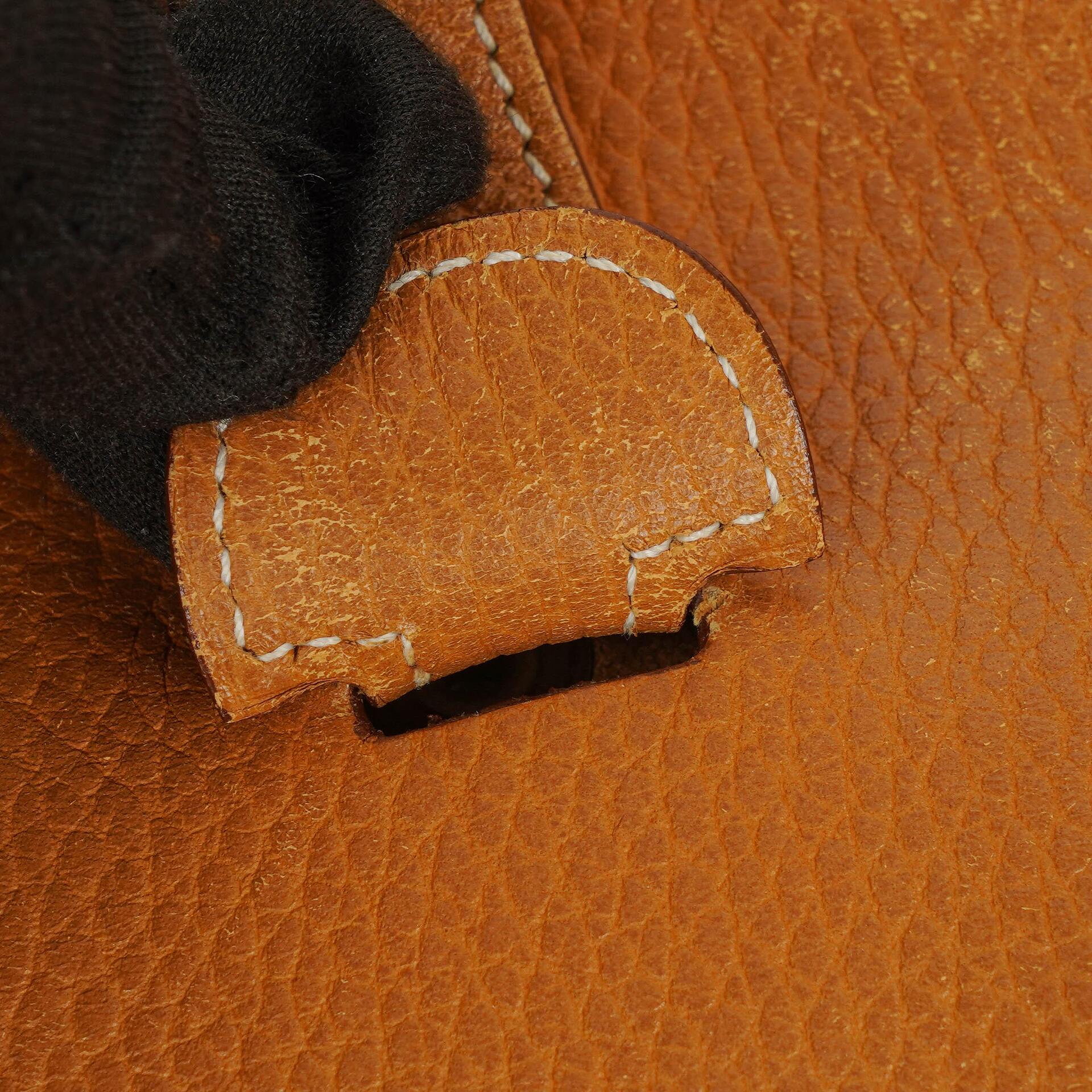 Hermès Evelyne I 32 Schultertasche aus Taurillon Clemence Leder in Gold