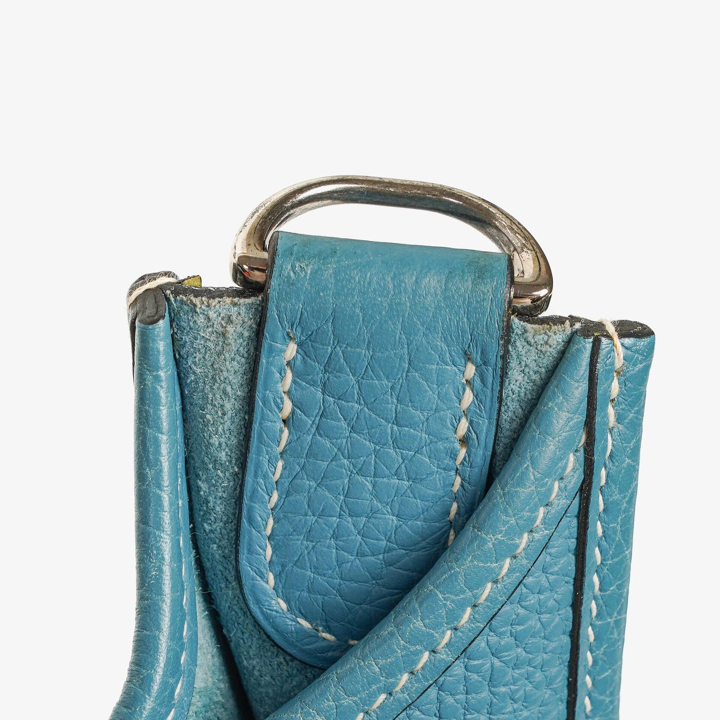 Hermès Evelyne I 32 Schultertasche aus Taurillon Clemence in Neu Bleu Jean