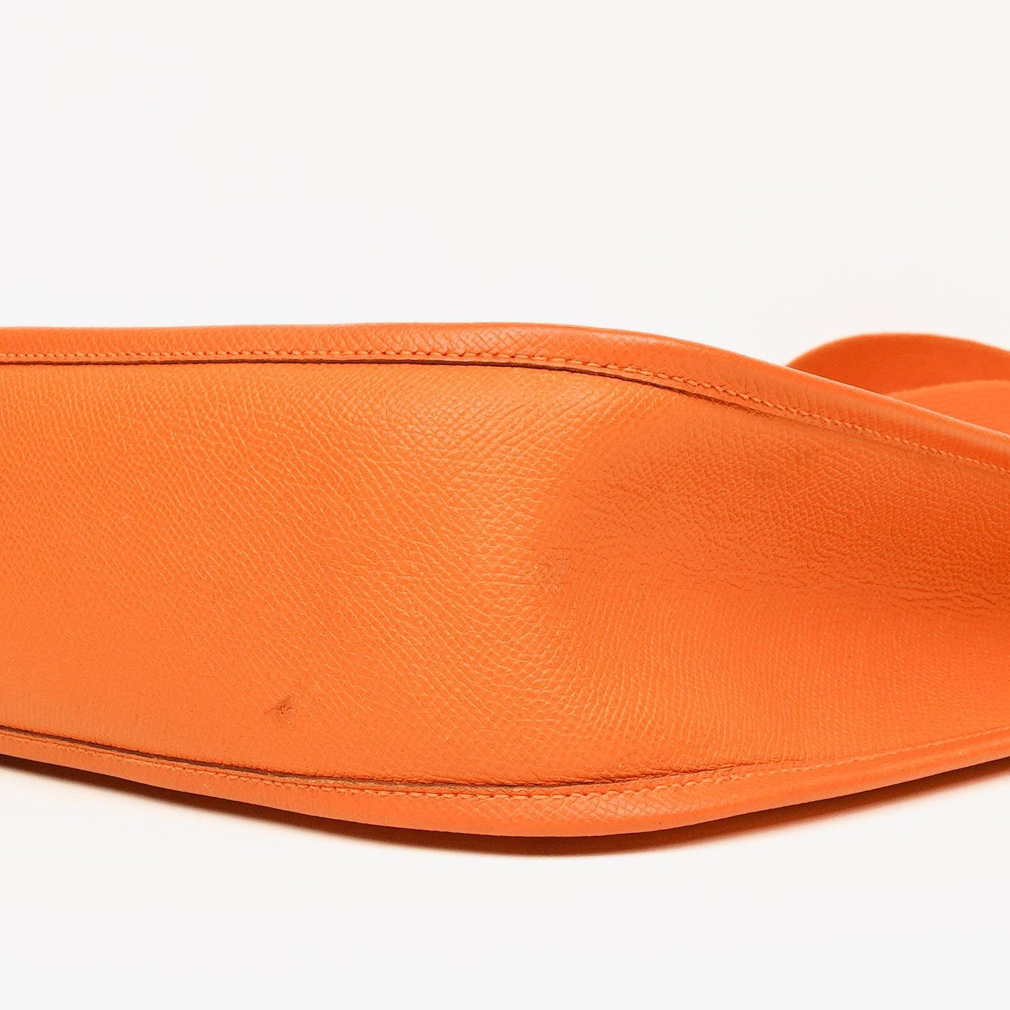 Hermès Evelyne I 33 Schultertasche aus orangefarbenem Epsom-Leder