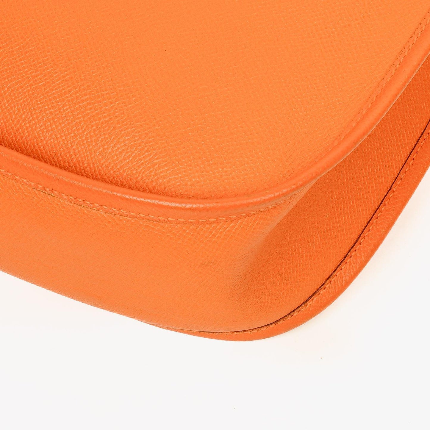 Hermès Evelyne I 33 Schultertasche aus orangefarbenem Epsom-Leder