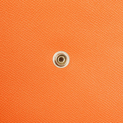 Hermès Evelyne I 33 Schultertasche aus orangefarbenem Epsom-Leder