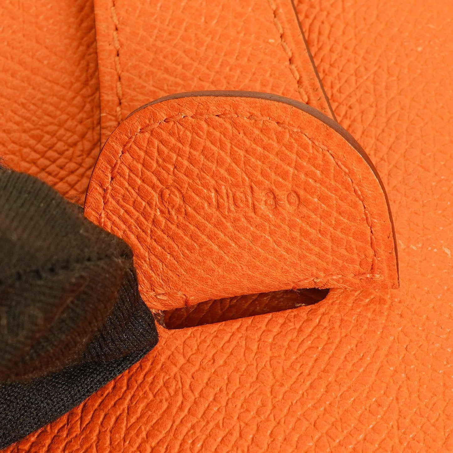 Hermès Evelyne I 33 Schultertasche aus orangefarbenem Epsom-Leder
