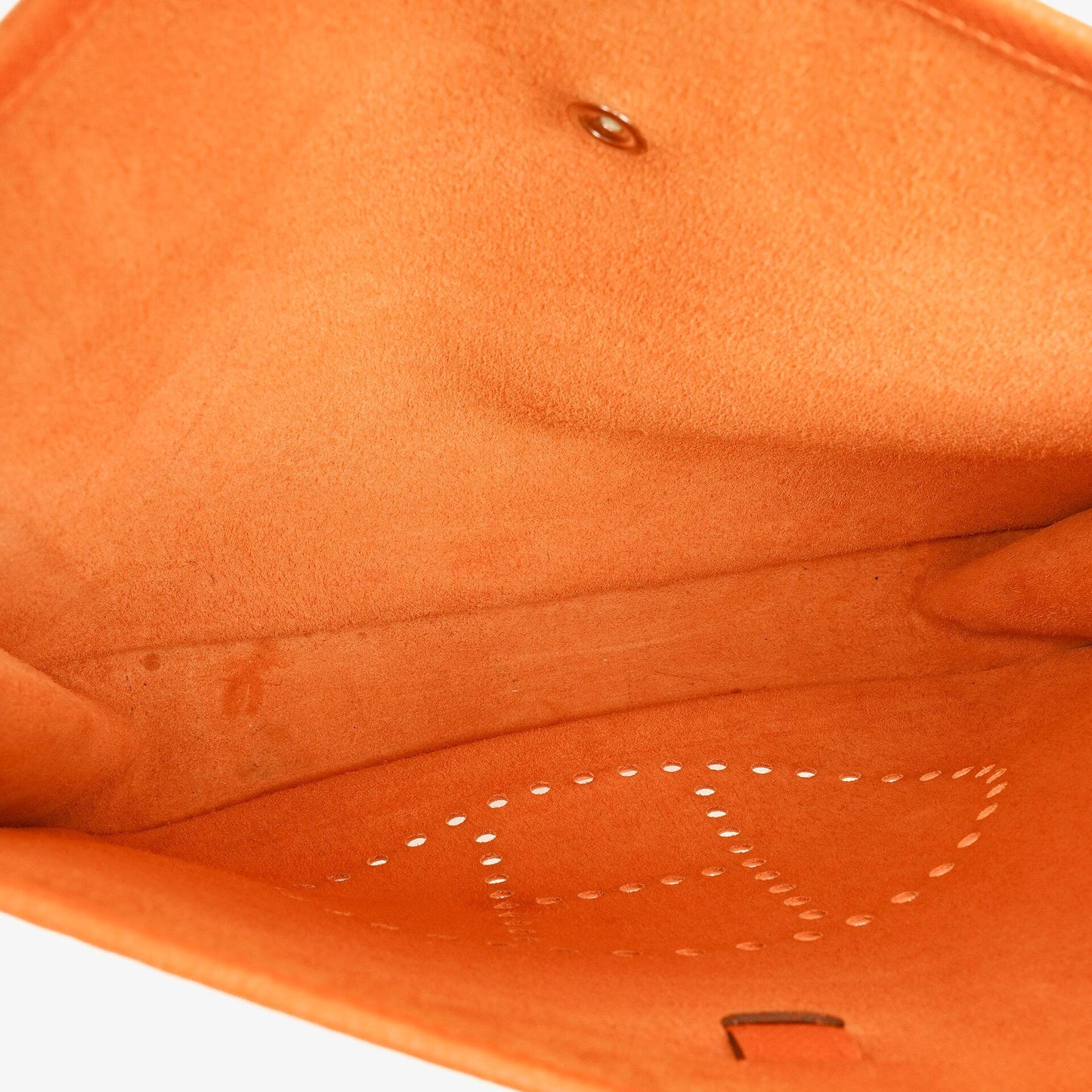 Hermès Evelyne I 33 Schultertasche aus orangefarbenem Epsom-Leder