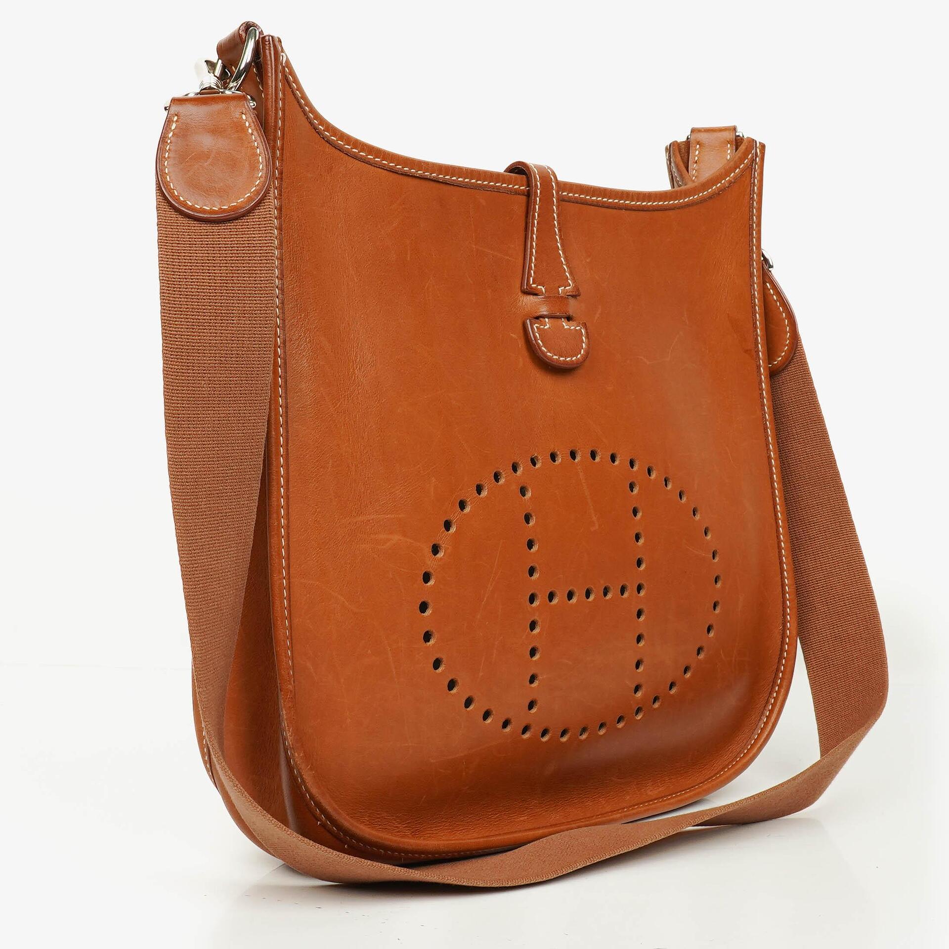 Hermès Evelyne I Schultertasche aus Barenia Leder