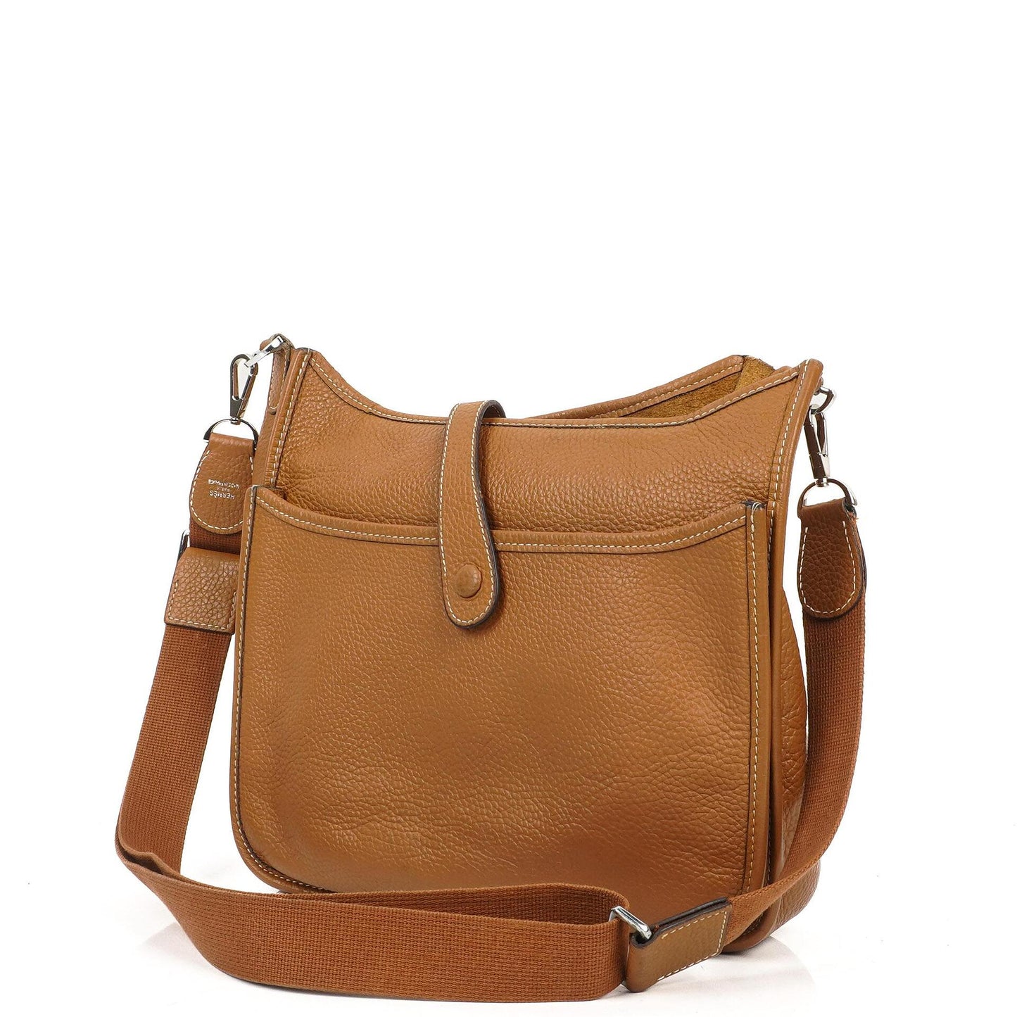 Hermes Evelyne III GM Gold Taurillon Clemence Leder Tasche