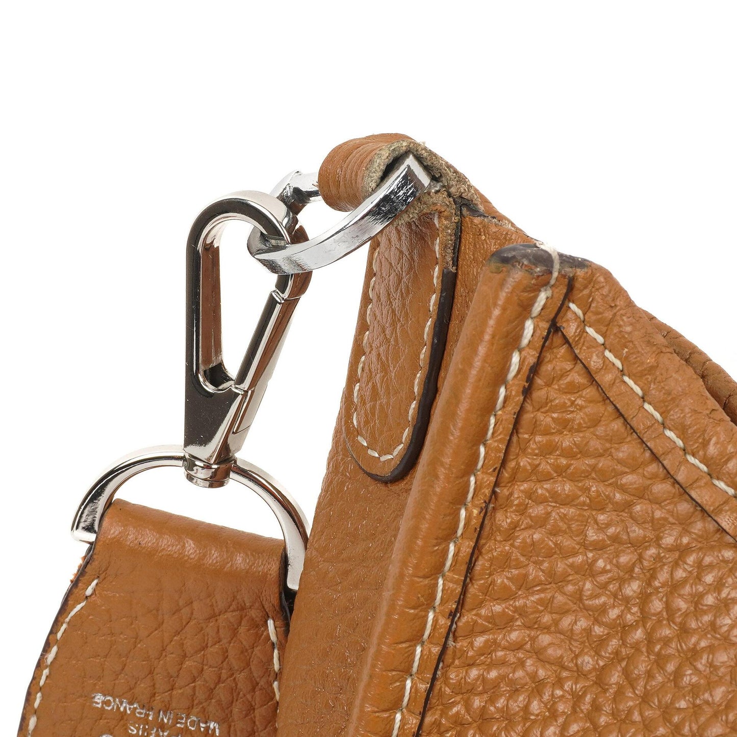 Hermes Evelyne III GM Gold Taurillon Clemence Leder Tasche