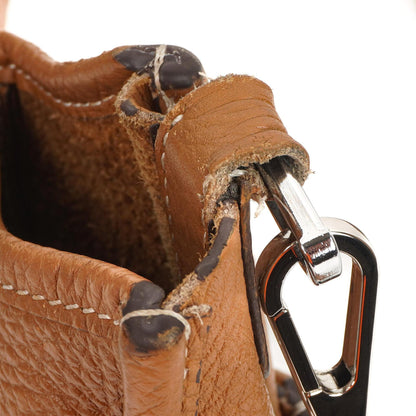 Hermes Evelyne III GM Gold Taurillon Clemence Leder Tasche
