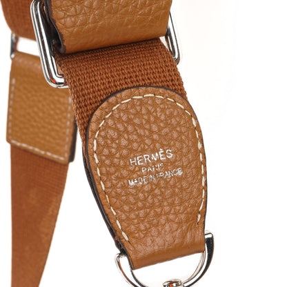 Hermes Evelyne III GM Gold Taurillon Clemence Leder Tasche