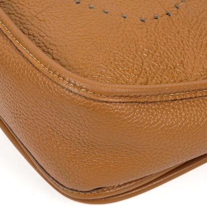 Hermes Evelyne III GM Gold Taurillon Clemence Leder Tasche