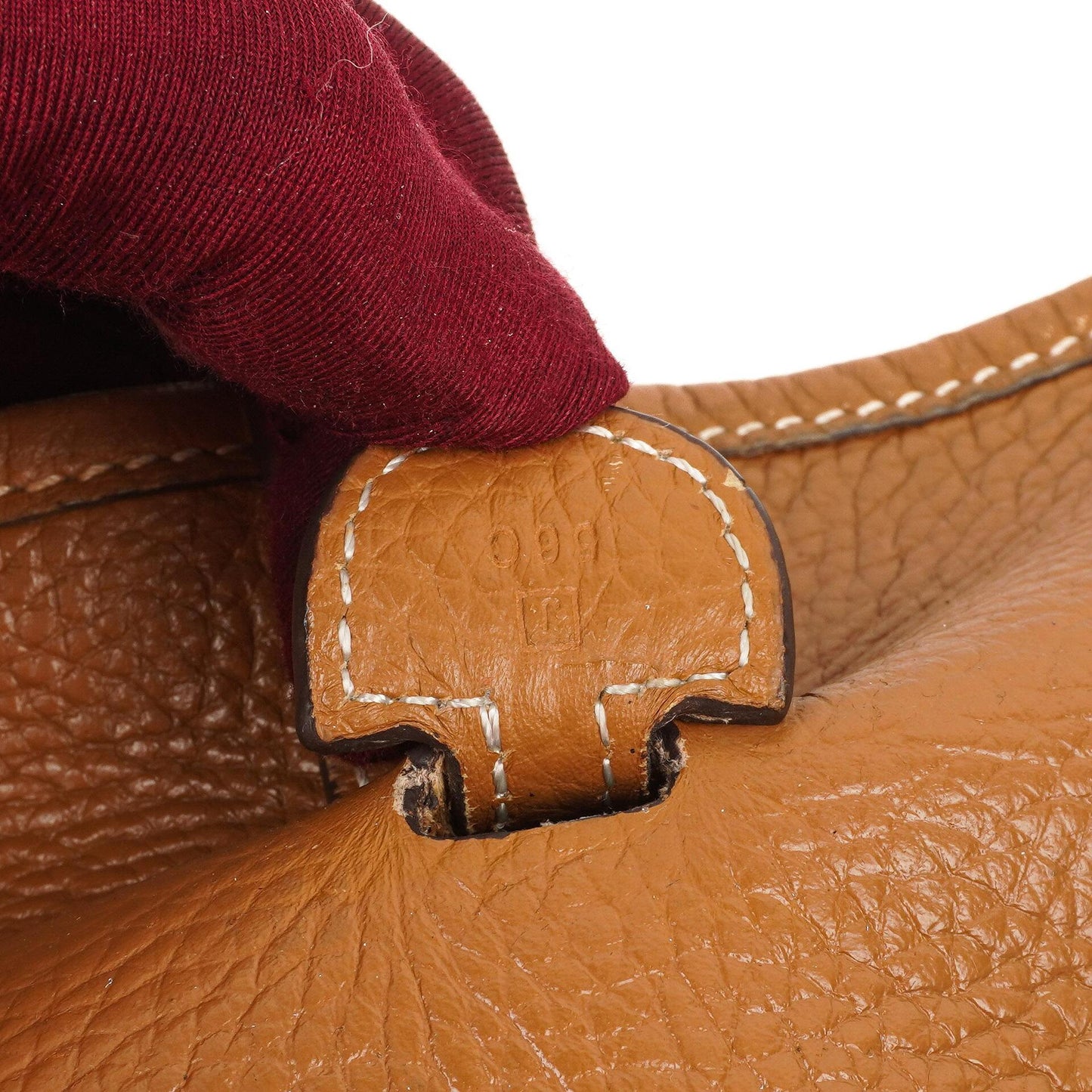 Hermes Evelyne III GM Gold Taurillon Clemence Leder Tasche