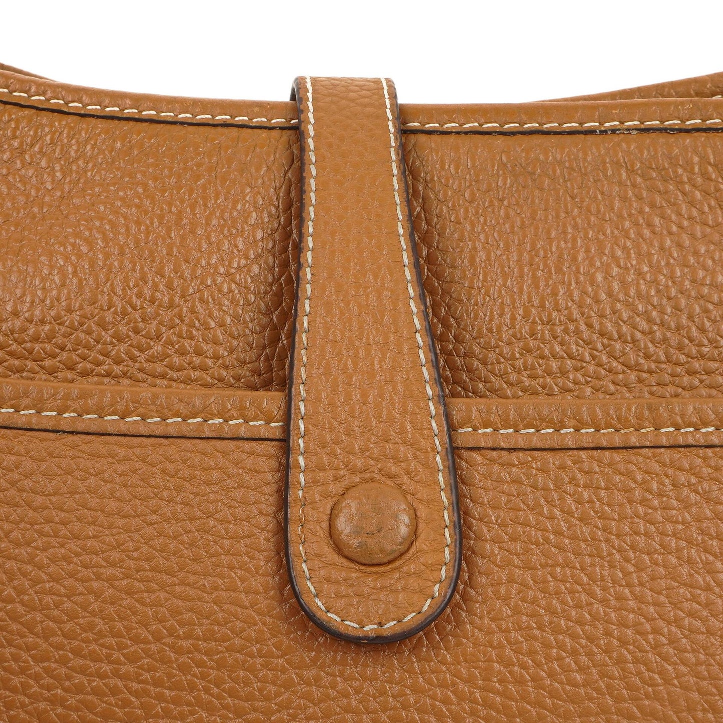 Hermes Evelyne III GM Gold Taurillon Clemence Leder Tasche