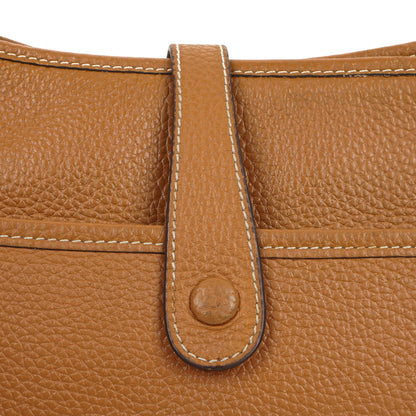 Hermes Evelyne III GM Gold Taurillon Clemence Leder Tasche