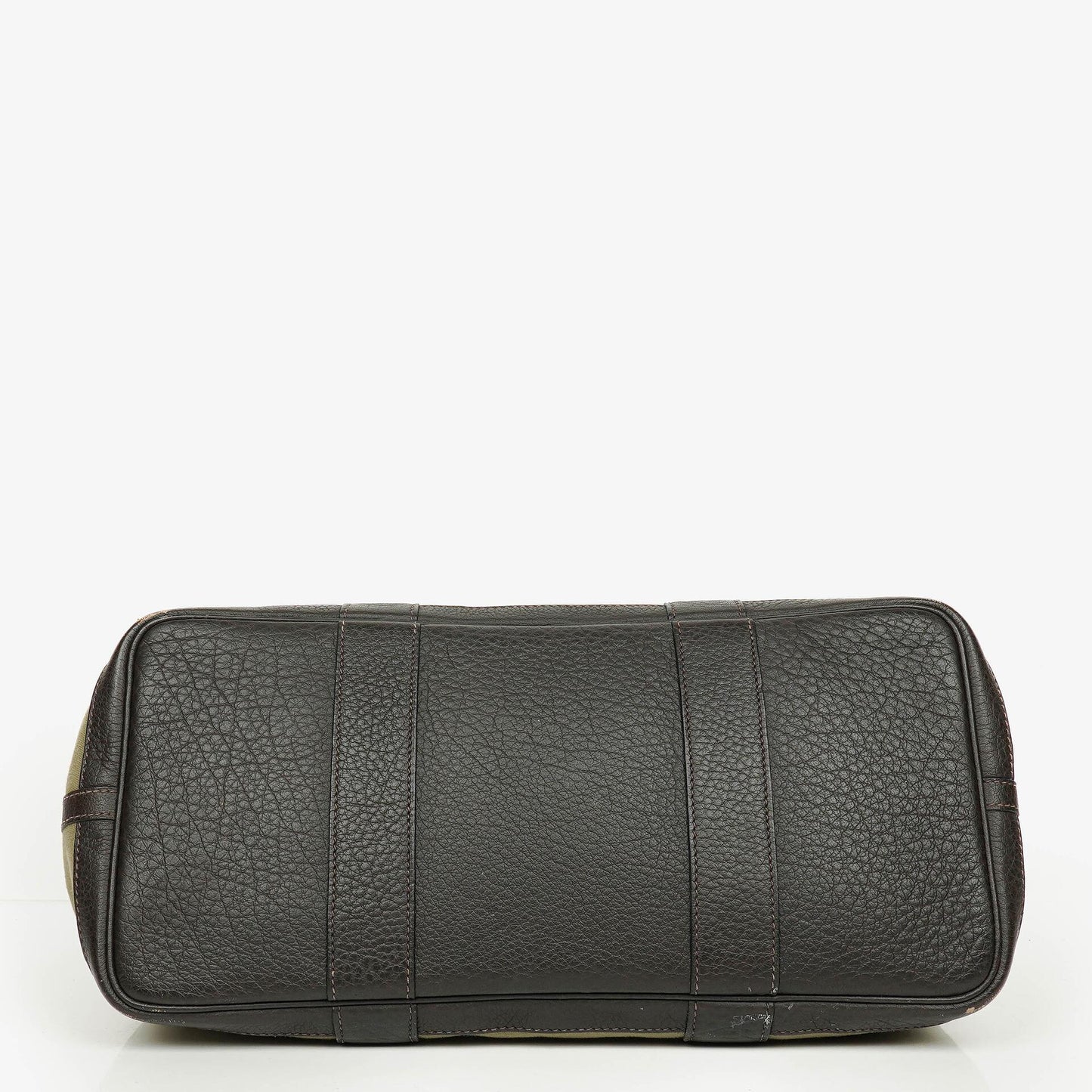 Hermès Garden Party 36 PM Handtasche aus schwarzem Büffelleder und Canvas