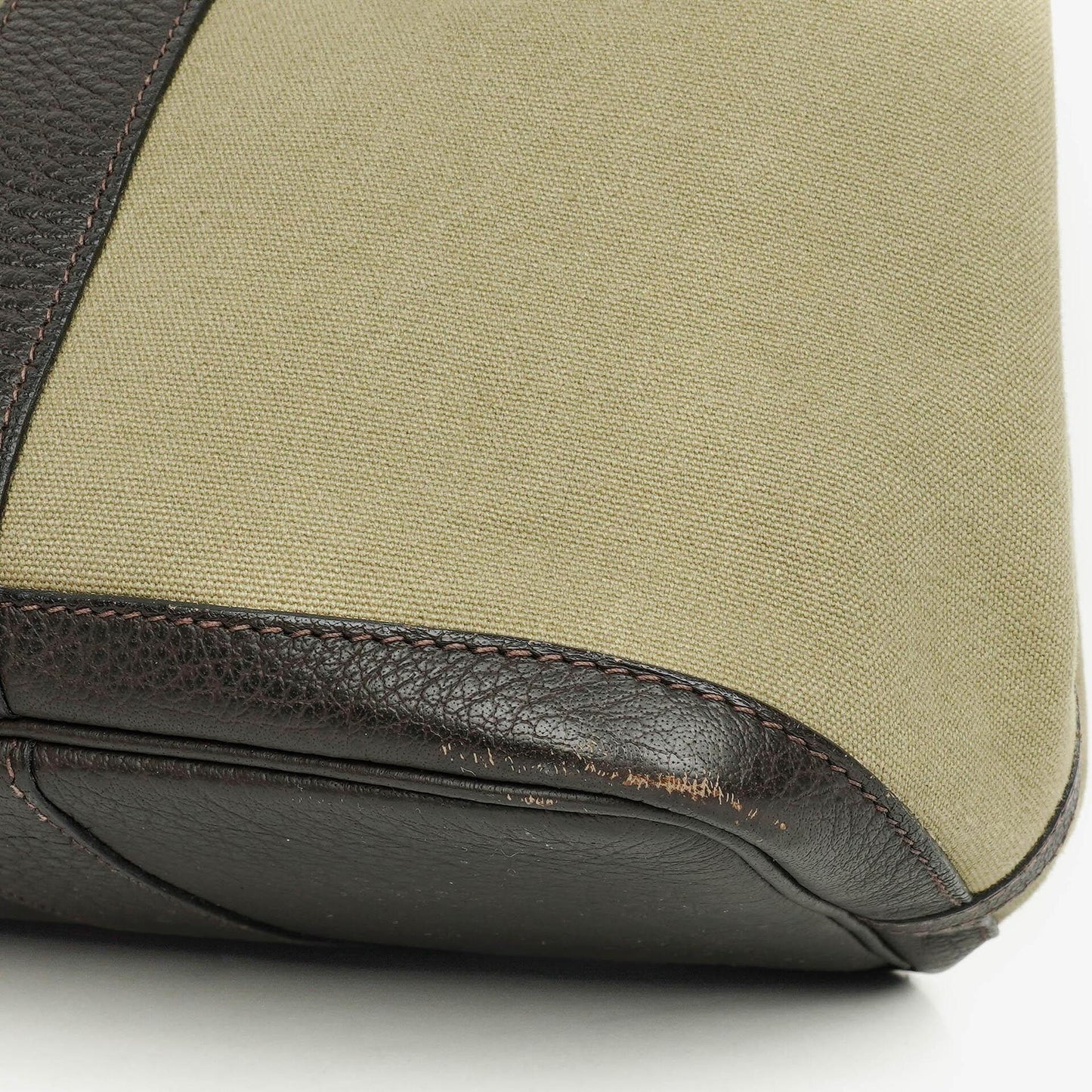 Hermès Garden Party 36 PM Handtasche aus schwarzem Büffelleder und Canvas