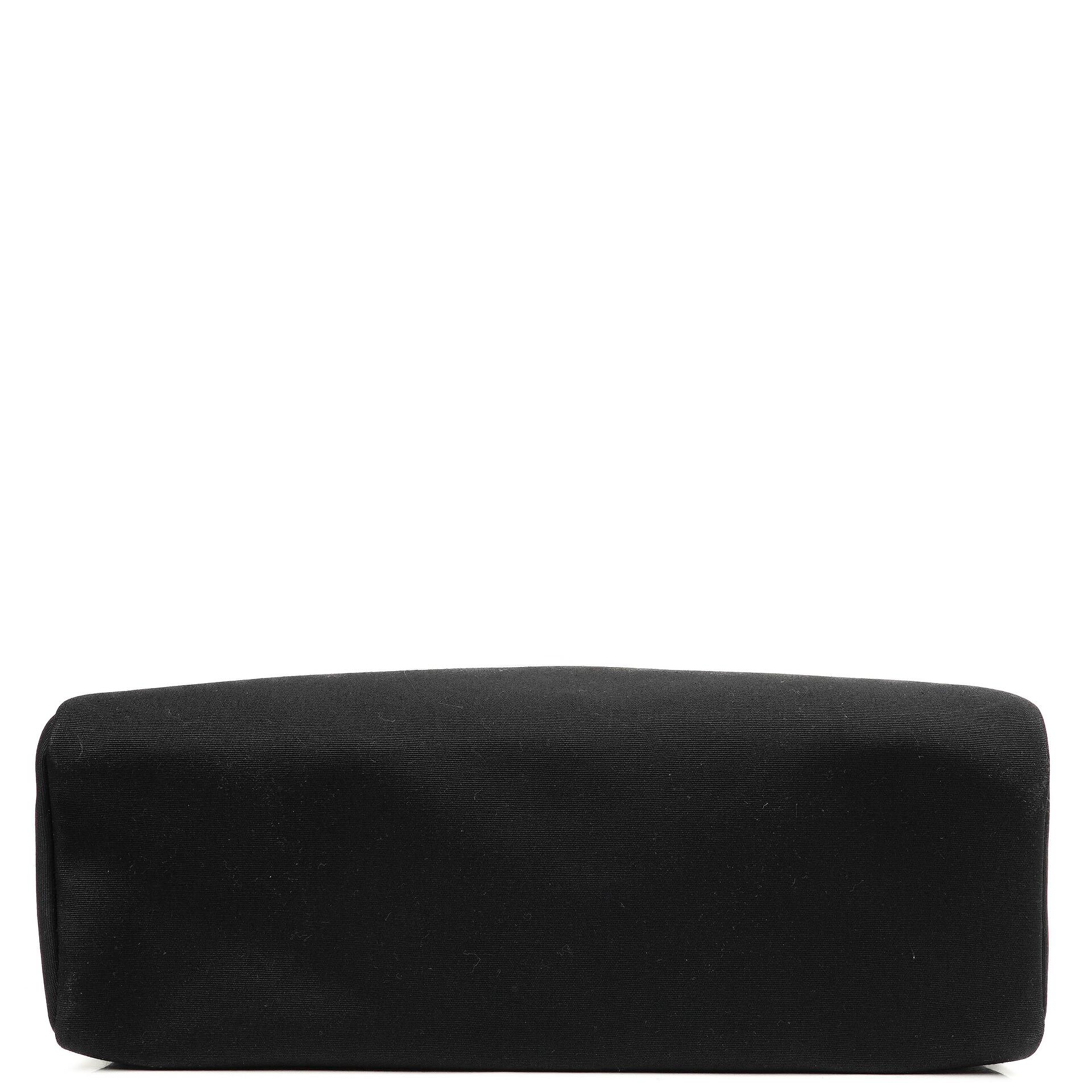 Hermes Herbag Schwarz Toile Vache Hunter MM 2-in-1 Tasche, 2000