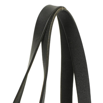 Hermes Herbag Cabas Schwarze Toile Vache Hunter MM 2 in 1 Tasche
