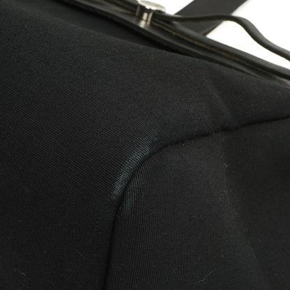 Hermes Herbag Cabas Schwarze Toile Vache Hunter MM 2 in 1 Tasche
