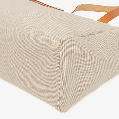 Hermès Herbag Cabas Canvas Vache Hunter MM 2-in-1 Tasche