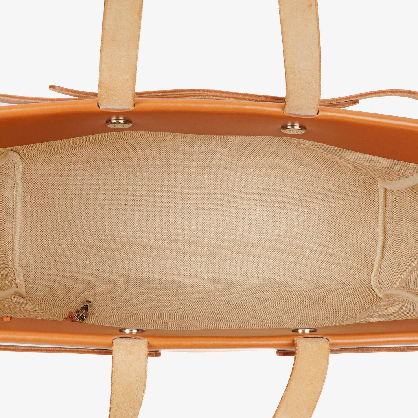 Hermès Herbag Cabas Canvas Vache Hunter MM 2-in-1 Tasche