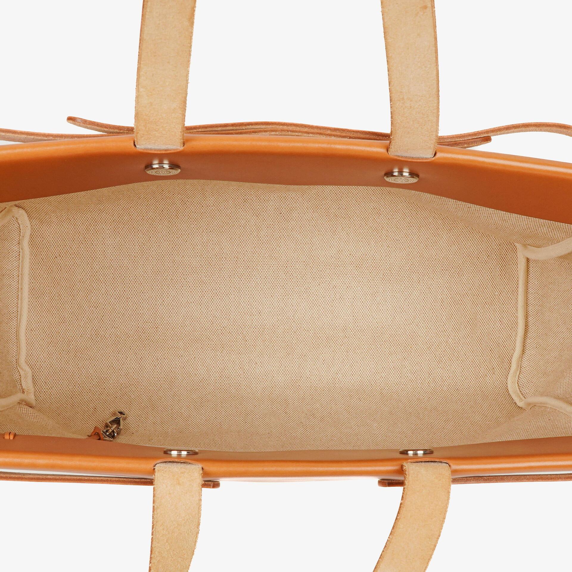 Hermès Herbag Cabas Canvas Vache Hunter MM 2-in-1 Tasche