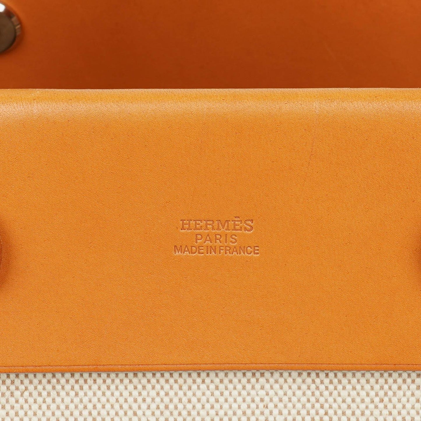 Hermes Herbag Cabas Canvas Vache Hunter MM 2-in-1 Tasche