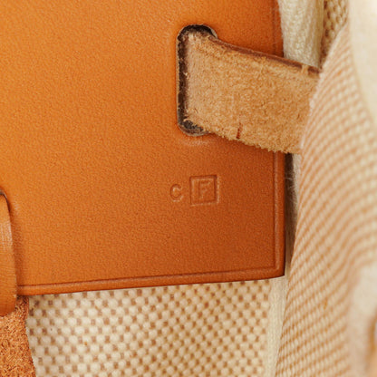 Hermes Herbag Cabas Canvas Vache Hunter MM 2-in-1 Tasche