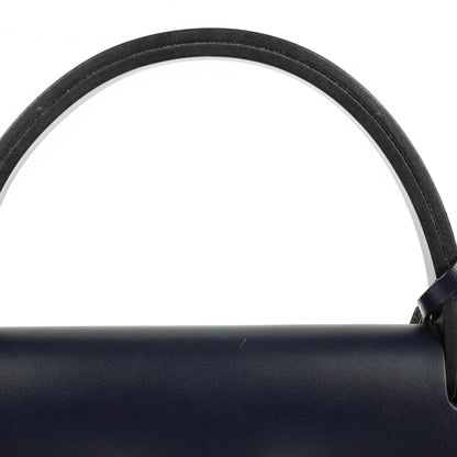 Hermès Herbag Horseshoe Stamp (HSS) Zip PM In Bleu Indigo Vache Hunter Und Criss Viking Stoff Mit Palladium Beschlägen