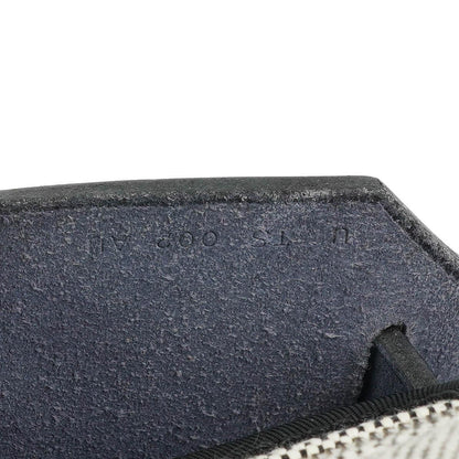 Hermès Herbag Horseshoe Stamp (HSS) Zip PM In Bleu Indigo Vache Hunter Und Criss Viking Stoff Mit Palladium Beschlägen