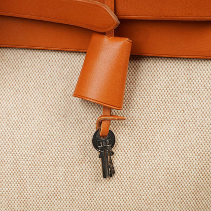 Hermes Herbag Natur Toile Vache Hunter MM 2-in-1 Tasche, 1999