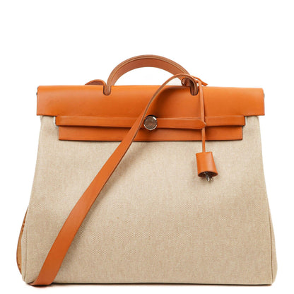 Hermes Herbag Natur Toile Vache Hunter MM 2-in-1 Tasche, 1999