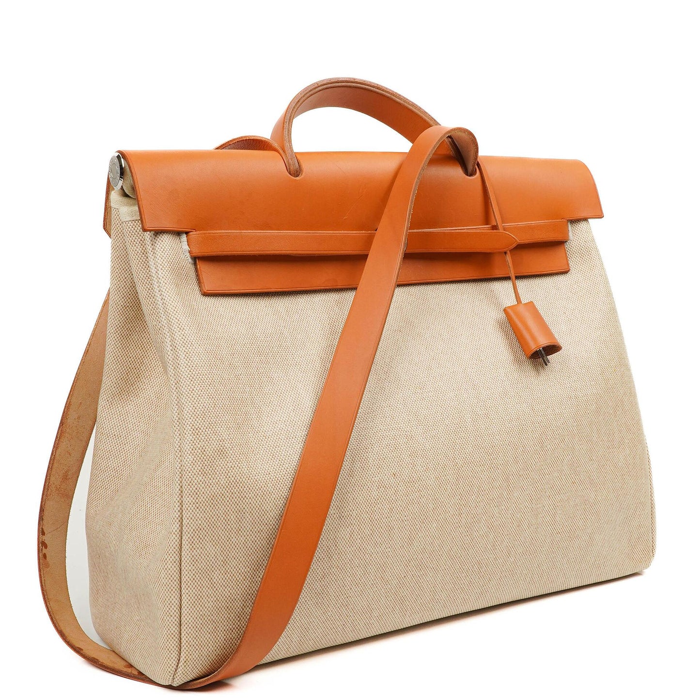 Hermes Herbag Natur Toile Vache Hunter MM 2-in-1 Tasche, 1999