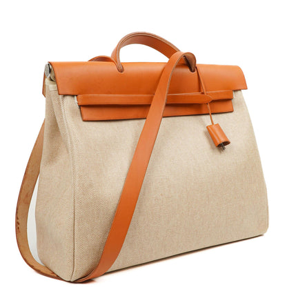 Hermes Herbag Natur Toile Vache Hunter MM 2-in-1 Tasche, 1999
