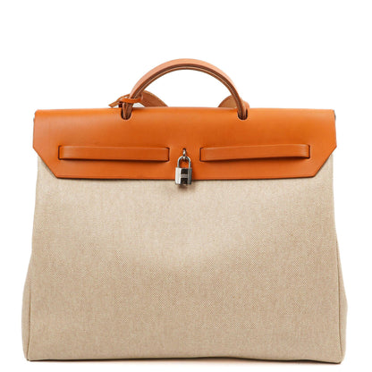 Hermes Herbag Natur Toile Vache Hunter MM 2-in-1 Tasche, 1999
