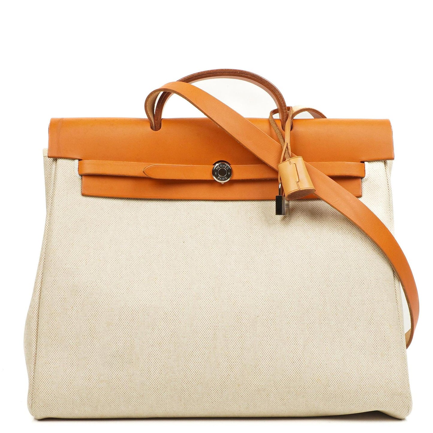 Hermes Herbag MM Natur Toile Vache Hunter 2-in-1 Tasche 1999