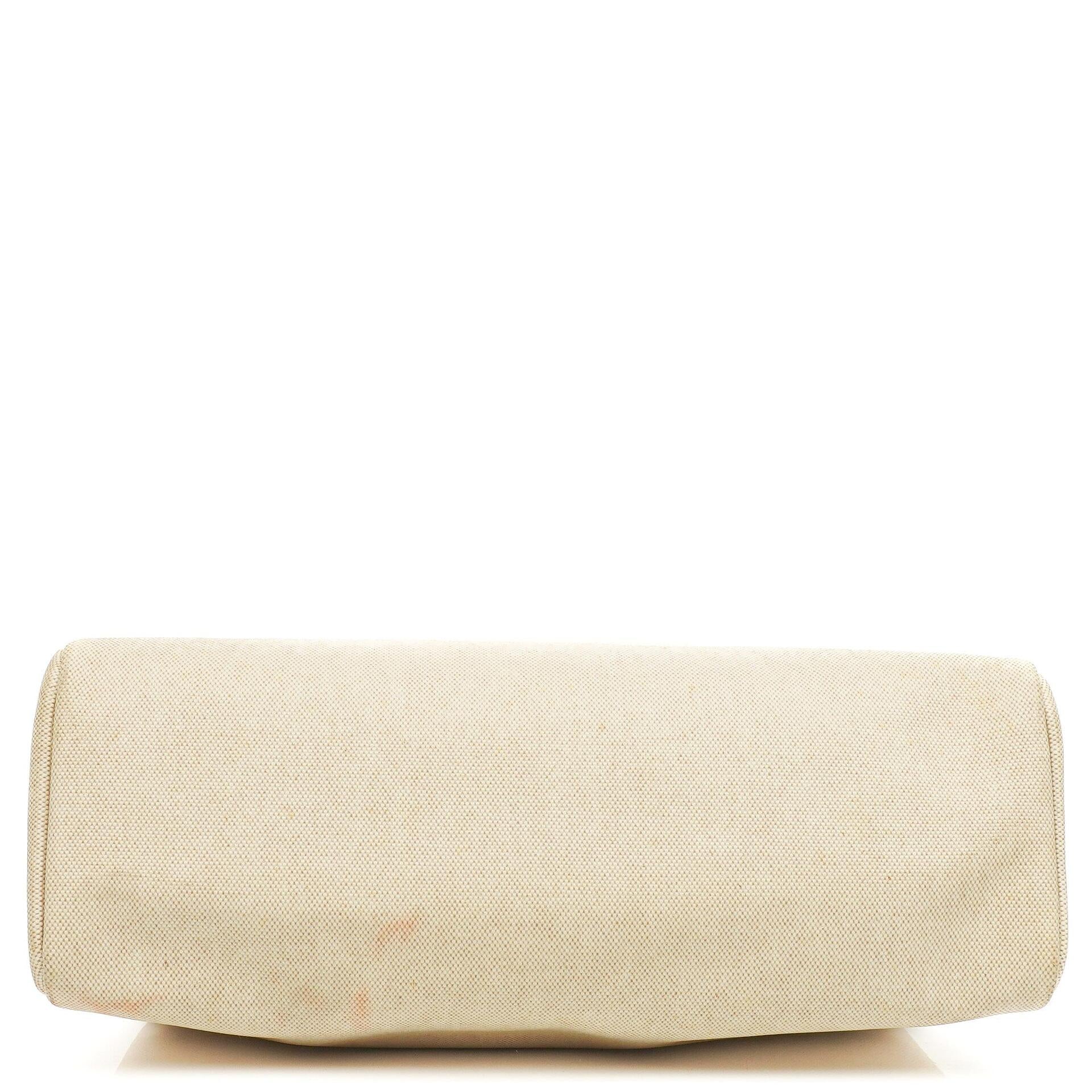 Hermes Herbag MM Natur Toile Vache Hunter 2-in-1 Tasche 1999