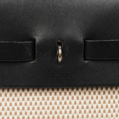 Hermes Herbag Natur Toile Vache Hunter MM 2 In 1 Tasche