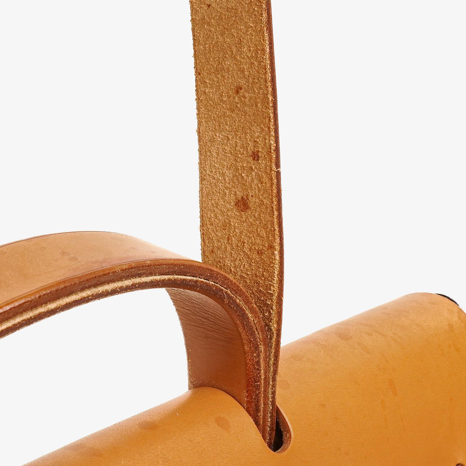 Hermès Herbag MM 2-in-1 Tasche aus Natural Toile und Vache Hunter