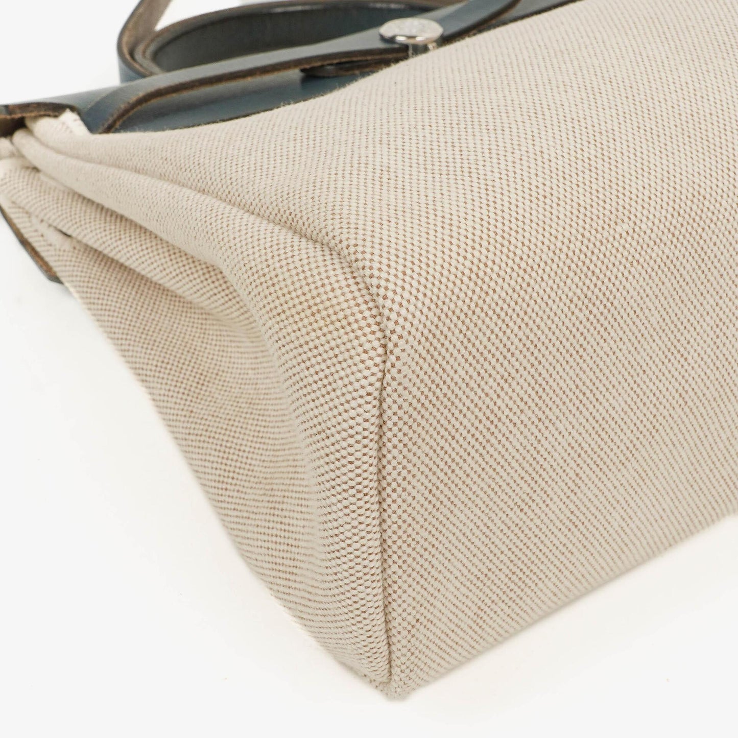 Hermès Herbag PM 2-Wege-Tasche aus navy Toile und Vache Hunter