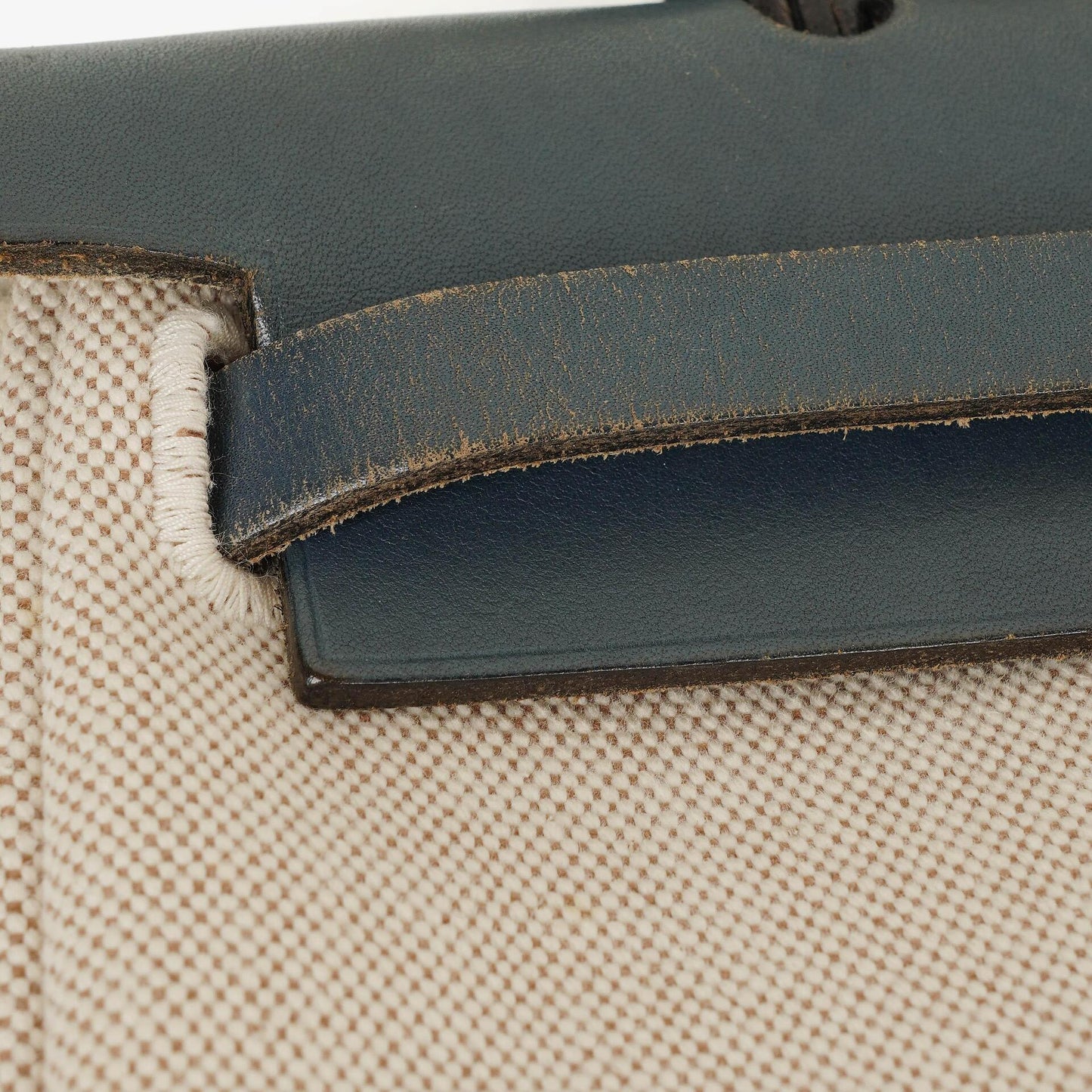 Hermès Herbag PM 2-Wege-Tasche aus navy Toile und Vache Hunter
