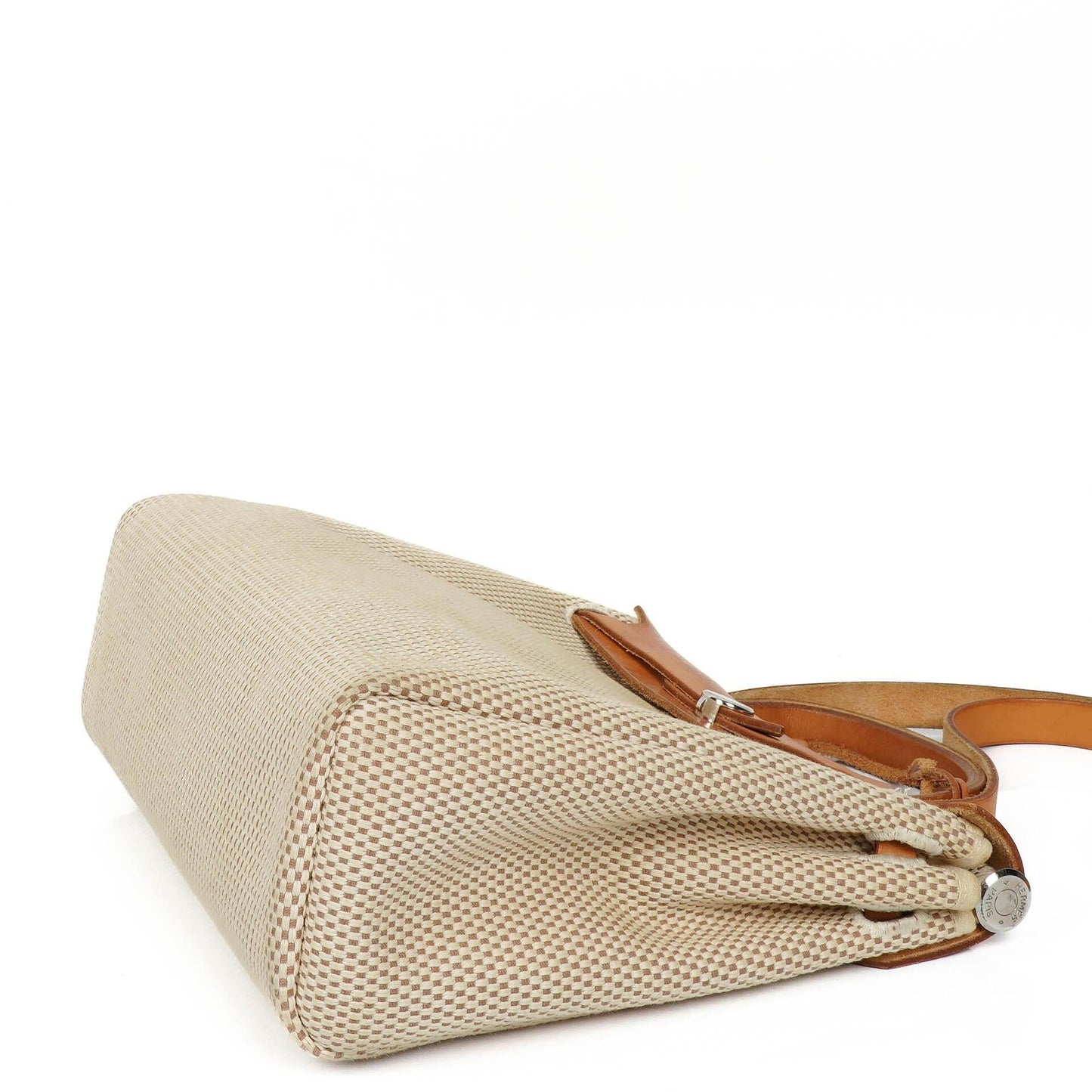 Hermes Herbag PM Vache Hunter Criss Viking 30 Ecru Beige Naturel 2-Wege Tasche, 2003
