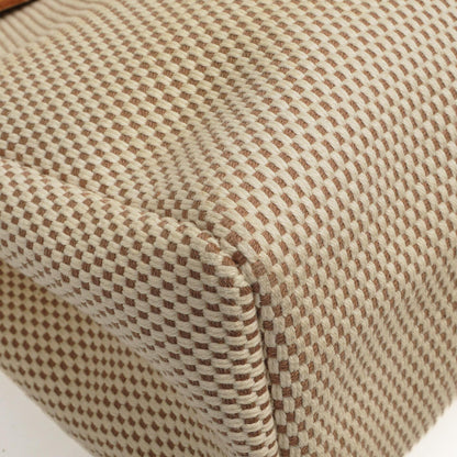 Hermes Herbag PM Vache Hunter Criss Viking 30 Ecru Beige Naturel mit Palladium-Beschlägen