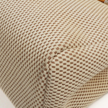 Hermes Herbag PM Vache Hunter Criss Viking 30 Ecru Beige Naturel mit Palladium-Beschlägen
