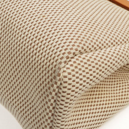 Hermes Herbag PM Vache Hunter Criss Viking 30 Ecru Beige Naturel mit Palladium-Beschlägen