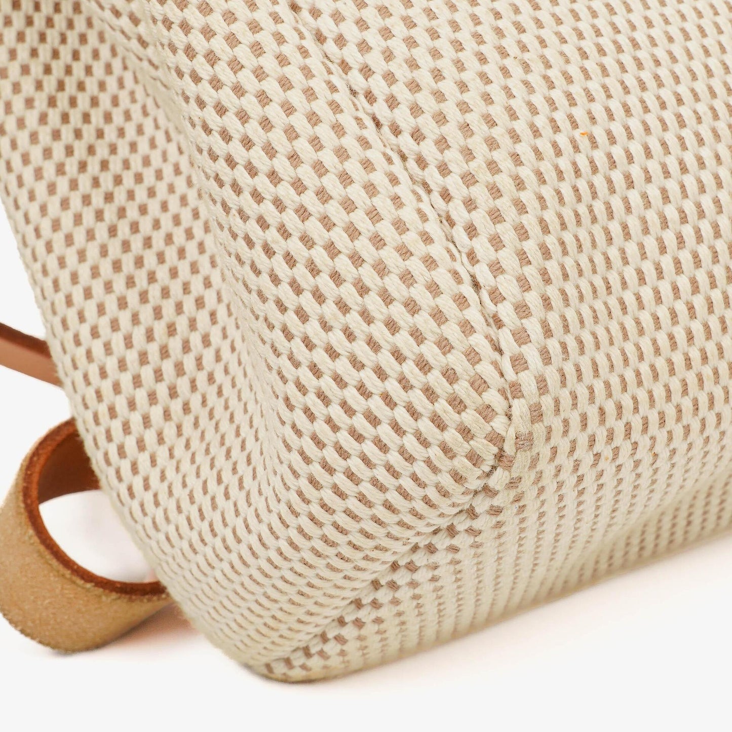 Hermès Herbag PM 2-Wege-Rucksack aus Vache Hunter mit Criss Viking in Ecru, Beige und Naturel