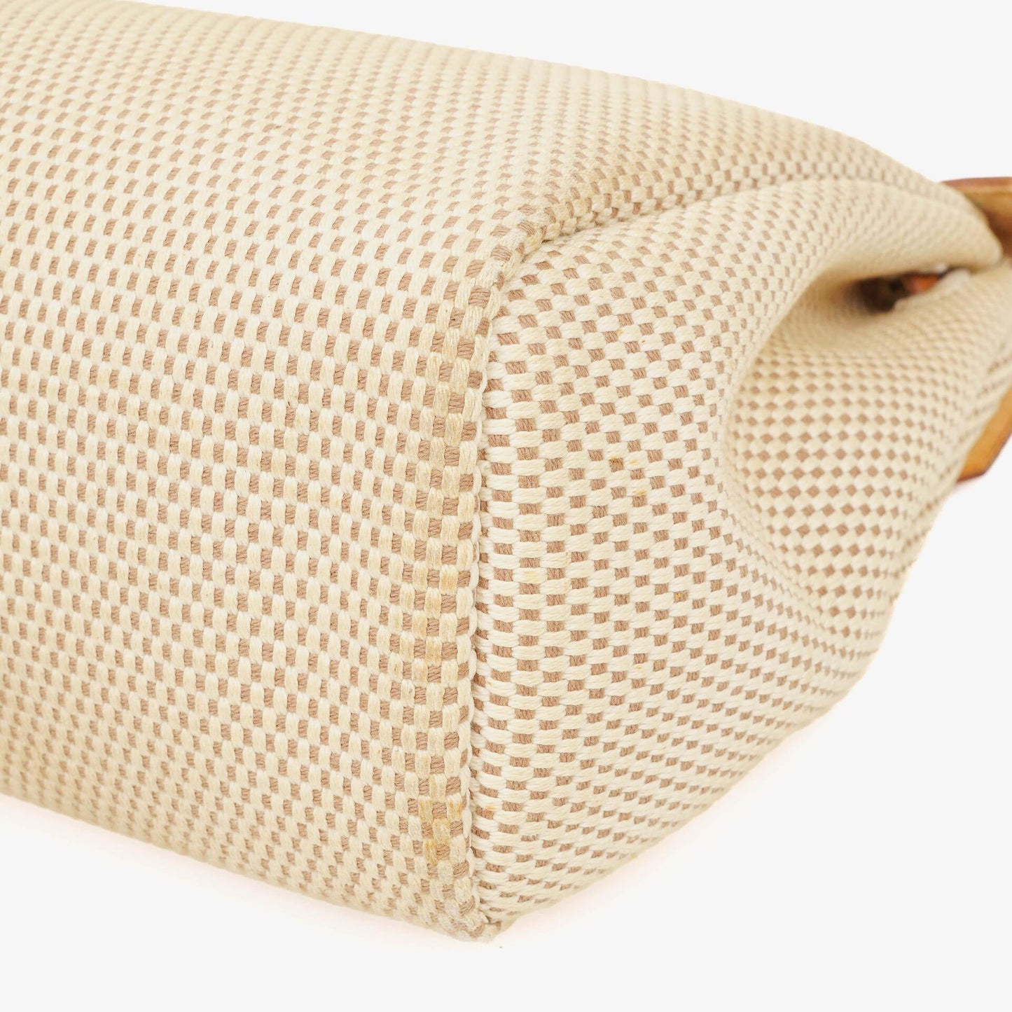 Hermès Herbag PM 2-Wege-Rucksack aus Vache Hunter Criss Viking in Ecru Beige Naturel mit Palladium-Beschlägen