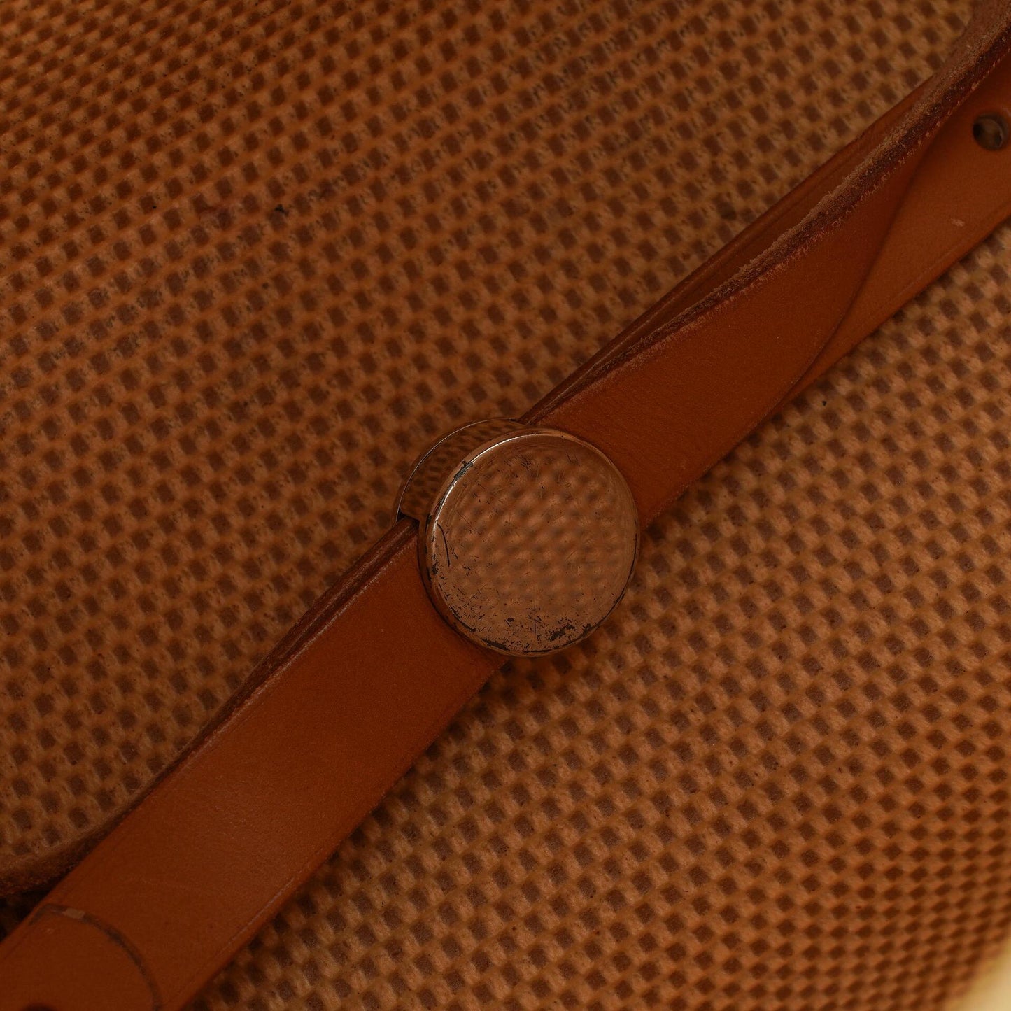 Hermès Herbag PM 2-Wege-Rucksack aus Vache Hunter Criss Viking in Ecru Beige Naturel mit Palladium-Beschlägen
