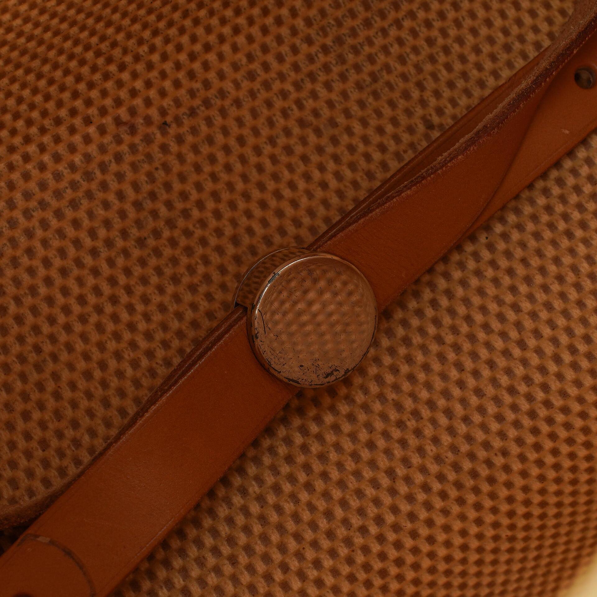 Hermès Herbag PM 2-Wege-Rucksack aus Vache Hunter Criss Viking in Ecru Beige Naturel mit Palladium-Beschlägen