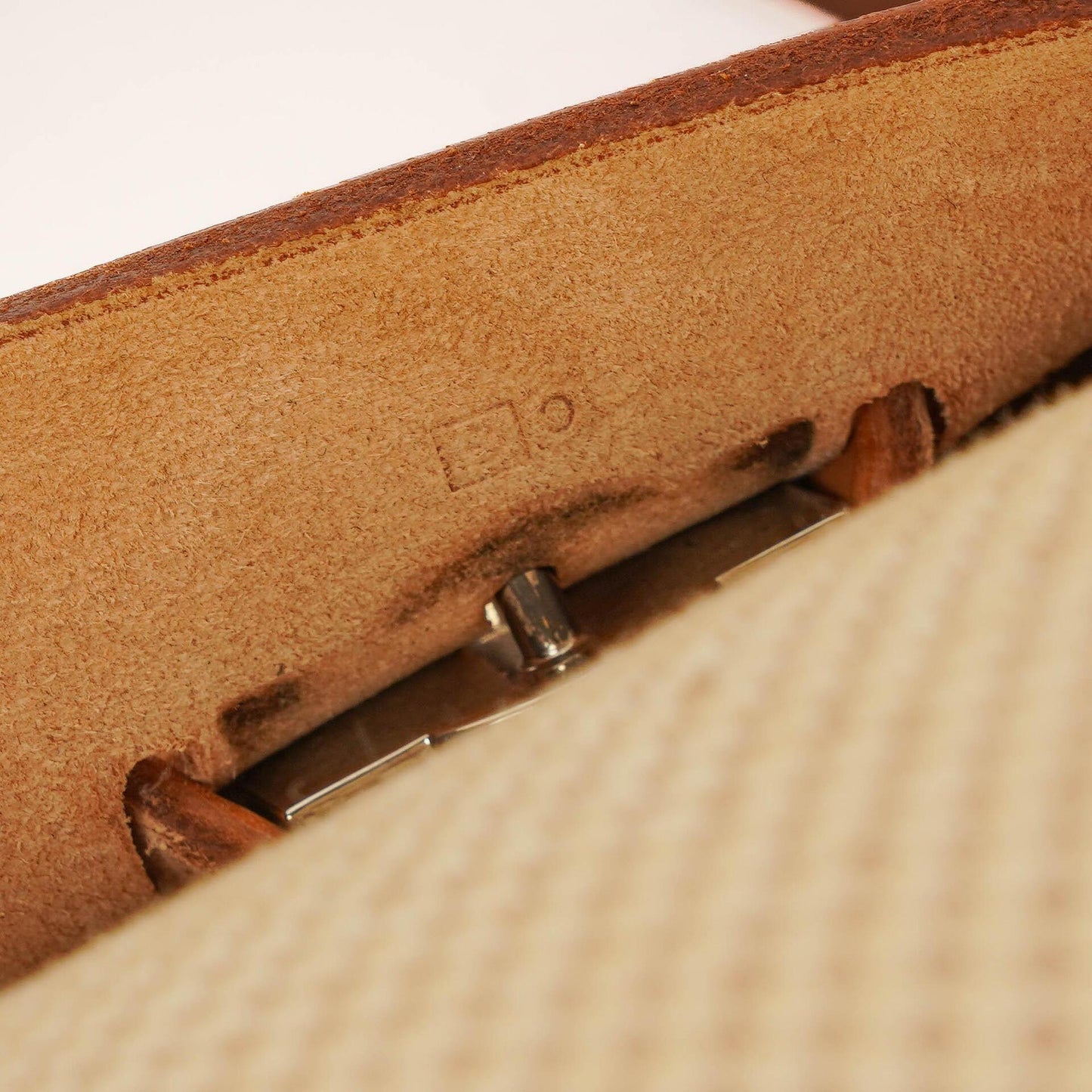 Hermès Herbag PM 2-Wege-Rucksack aus Vache Hunter Criss Viking in Ecru Beige Naturel mit Palladium-Beschlägen