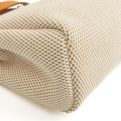 Hermes Herbag PM Vache Hunter Criss Viking Ecru Beige Naturel Mit Palladium Beschlägen, 2003