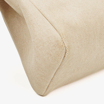 Hermès Herbag PM 30 2-Wege-Tasche aus Vache Hunter Leder und Toile Canvas in Ecru Beige Naturel mit Palladium-Hardware, 2000